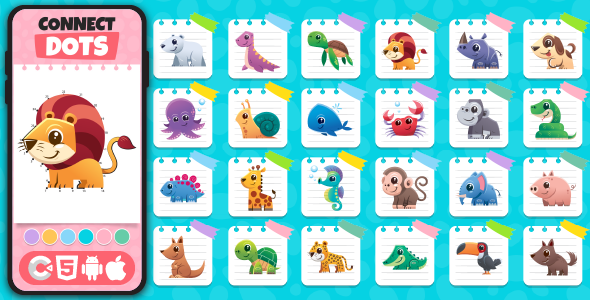 Connect The Dots - HTML5 Game, Construct 3