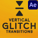 Vertical Glitch Transitions - VideoHive Item for Sale