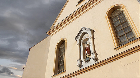 Low Angle Church Time Lapse