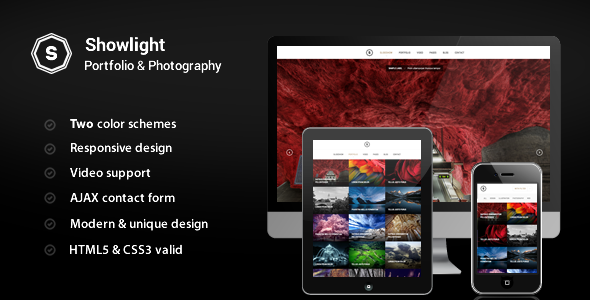Showlight - Portfolio & Photography Template