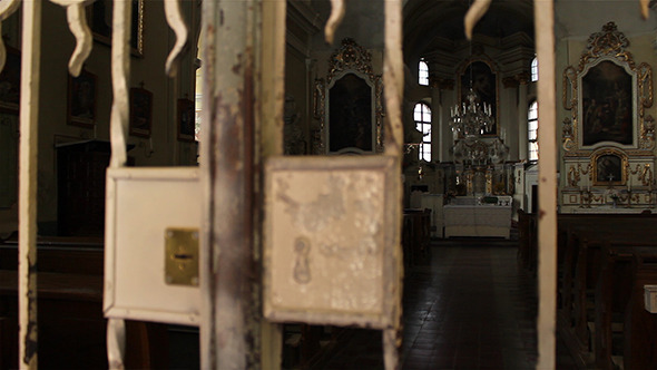 Locked Church Entrance