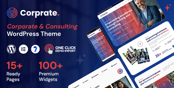 Corprate - Business Consulting & Investment WordPress Theme