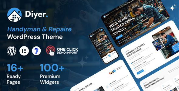 Diyer - Plumbing WordPress Theme
