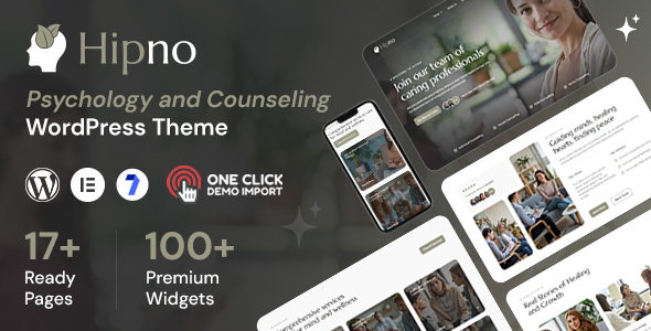 Hipno - Psychology and Counseling WordPress Theme