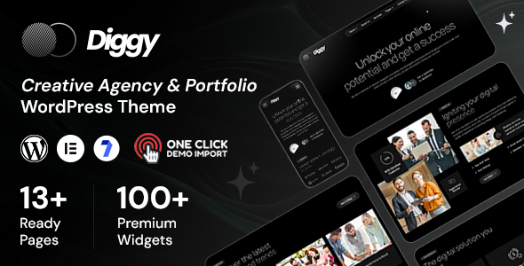 Diggy - Creative Agency WordPress Theme