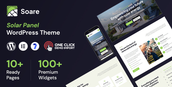 Soare – Solar Energy WordPress Theme