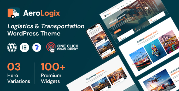 AeroLogix - Shipping WordPress Theme
