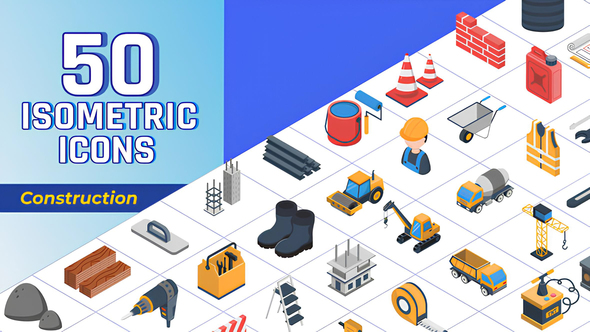 Isometric Icons Construction