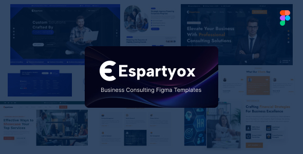 Espartyox - Business Consulting Services Figma Template