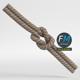 Square knot - 3DOcean Item for Sale