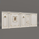 Wall Molding in Classic French style 50 - 3DOcean Item for Sale