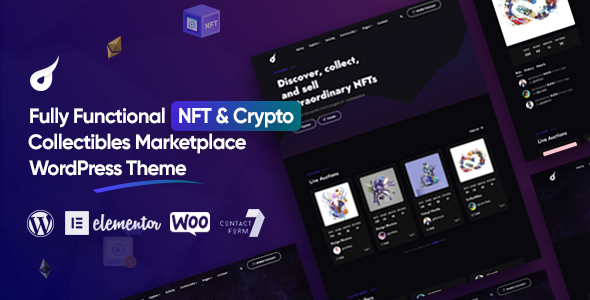NFT & Crypto WordPress Theme - Netstorm