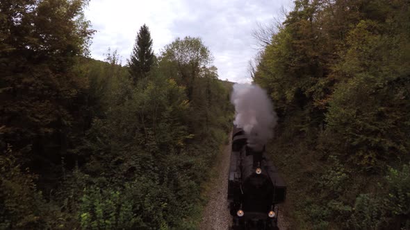 Historical Steam Engine Train Locomotive