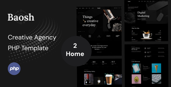 Baosh - Digital Agency PHP Template
