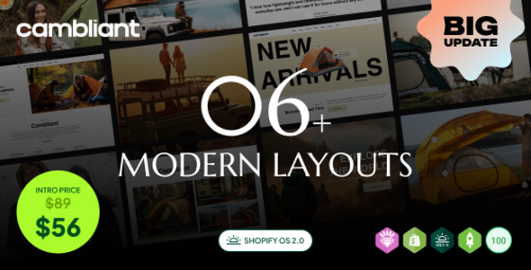 Cambliant | Adventure Sport & Camping Shopify Theme OS 2.0