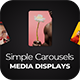 Media Displays - Simple Carousels - VideoHive Item for Sale