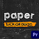 Paper Backgrounds Pack MOGRT - VideoHive Item for Sale