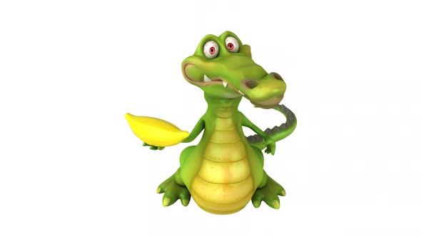 Fun crocodile - 3D animation