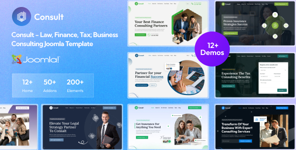 Consult - Law, Finance, Tax, Business Consulting Joomla 6 Template