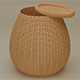 Realistic Basket 3D Model - 3DOcean Item for Sale