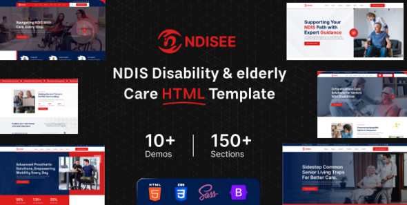 NDISEE - NDIS Disability, Kids & Child Care HTML Template