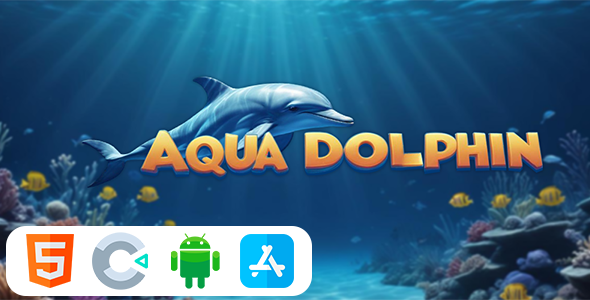 Aqua Dolphin - HTML5 Construct3 Game