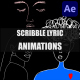 Scribble Lyric Animations for After Effects - VideoHive Item for Sale