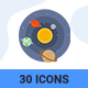 Space and Universe Icons - VideoHive Item for Sale