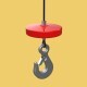Lifting Crane Eye Hook Electric Hoist Wire Rope Sling Cable Ton - 3DOcean Item for Sale