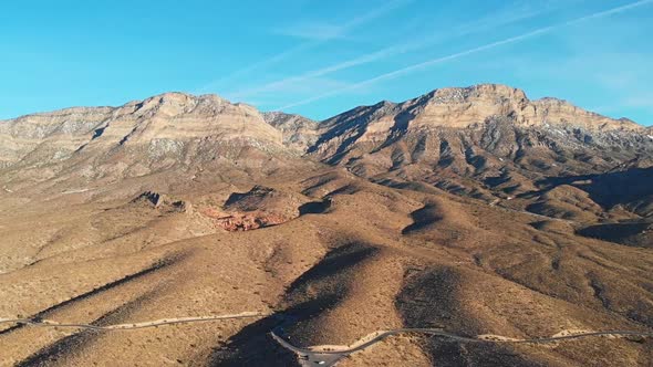 Red Rock Canyon Scenic Drive near Las Vegas Nevada