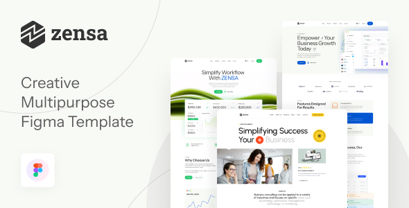zensa - Creative Multipurpose Figma Template