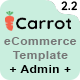Carrot - Multipurpose eCommerce + Admin HTML Template - ThemeForest Item for Sale