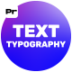 Text Typography \ MOGRt - VideoHive Item for Sale