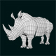 Rhino Low Poly Base Mesh - 3DOcean Item for Sale