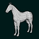 Horse Low Poly Base Mesh - 3DOcean Item for Sale