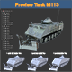 Asset - Army - Tank - M113 Low-poly 3D Model - 3DOcean Item for Sale
