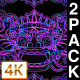 Neon Ethnic Bali Barong Mask VJ Pack - VideoHive Item for Sale