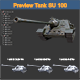 Asset - Army - Tank - Su 100 - 3DOcean Item for Sale