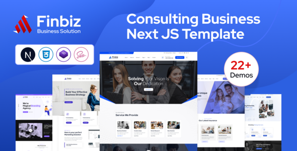 Finbiz - React NextJS Business Consulting Template
