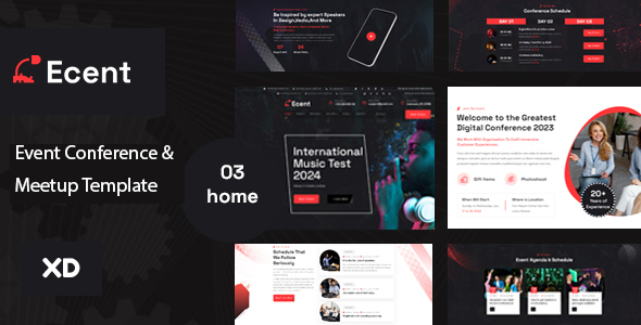 Ecent- Event Conference & Meetup Template