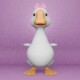 Cartoon Duck Base Mesh - Stylized 3D Model for Animation - 3DOcean Item for Sale