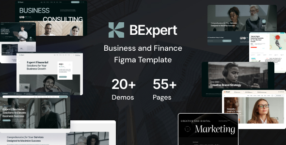 BExpert - Business & Finance Figma Template