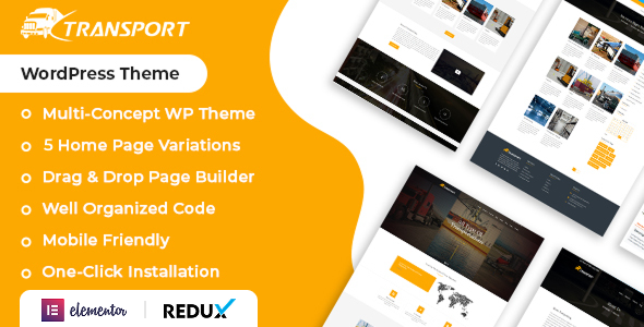 Transport & Logistics WordPress Theme