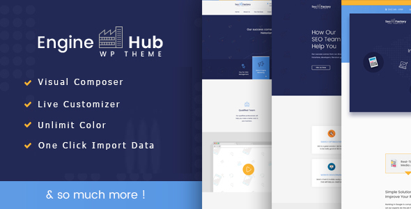 Engine Hub Marketing WordPress Theme