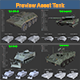 Asset - Military - Tank 3D Model Collection - 3DOcean Item for Sale