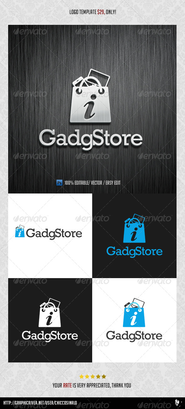 GadgStore Logo Template