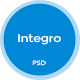 Integro - Portfolio and Blog PSD - ThemeForest Item for Sale