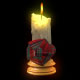 Holiday Christmas Candle Loop Full HD With ALpha