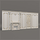 Wall Molding in Classic French Style 51 - 3DOcean Item for Sale