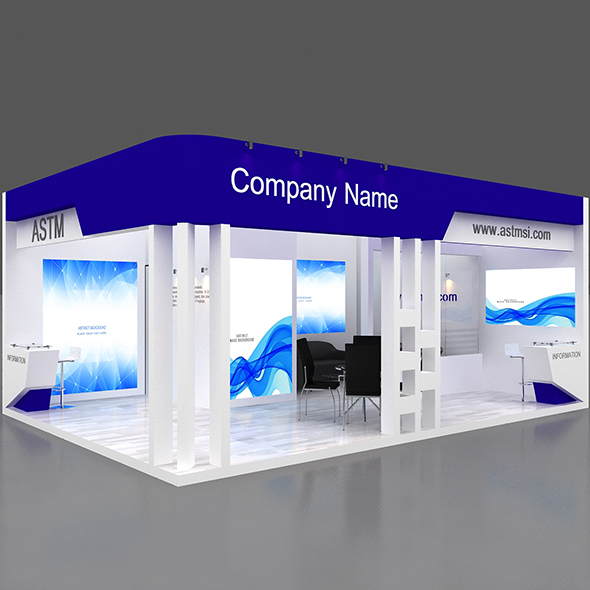 3D Model Booth Exhibition stand